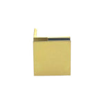 Load image into Gallery viewer, Shower Bracket Offset Plate Wall To Glass 90° – Brushed Gold (SB-300SU)