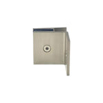 Load image into Gallery viewer, Shower Bracket Offset Plate Wall To Glass 90° – Satin Nickel