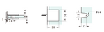 Load image into Gallery viewer, Shower Bracket Wall To Glass 90°