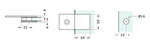 Load image into Gallery viewer, Shower Bracket Wall To Glass 180°