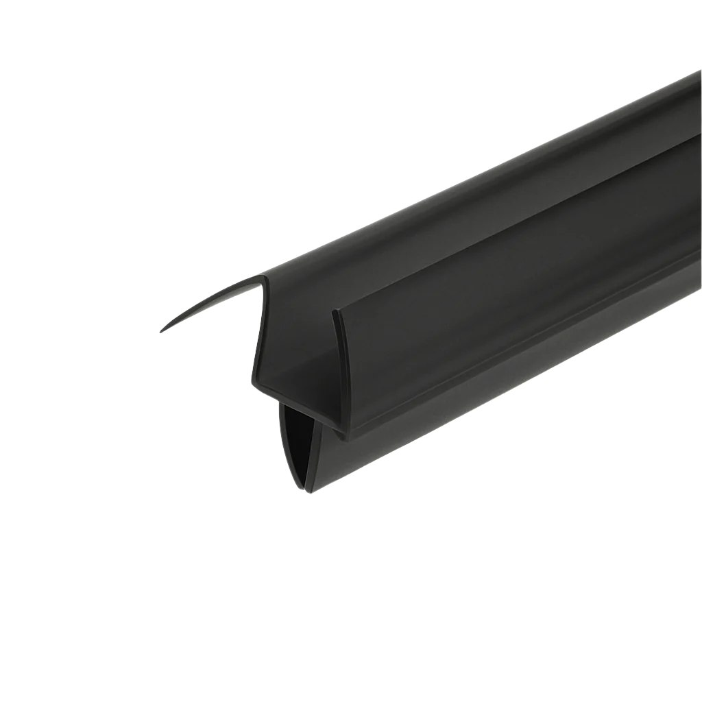 Bottom shower seal with drip rail and double wipe (se 255 10)