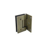 Load image into Gallery viewer, York Bevelled Offset Plate Wall To Glass 90° Shower Hinge