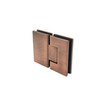 Load image into Gallery viewer, Shower Hinge Glass To Glass 180° – Antique Brushed Copper