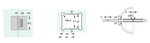 Load image into Gallery viewer, Shower Hinge Glass To Glass 180° – Antique Brushed Copper