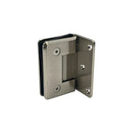 Load image into Gallery viewer, York Bevelled Offset Plate Wall To Glass 90° Shower Hinge