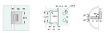 Load image into Gallery viewer, Valencia Heavy Duty Glass To Glass 90° Shower Hinge