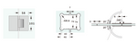 Load image into Gallery viewer, Heavy Duty Glass To Glass 180° (SH-025HS)