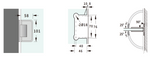 Load image into Gallery viewer, Heavy Duty Full Plate Wall To Glass 90° (SH-031HB)