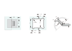 Load image into Gallery viewer, Adjustable Glass To Glass 135° Hinge with Cover Plate