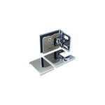 Load image into Gallery viewer, Adjustable Offset Plate Wall To Glass 90° Hinge with Cover