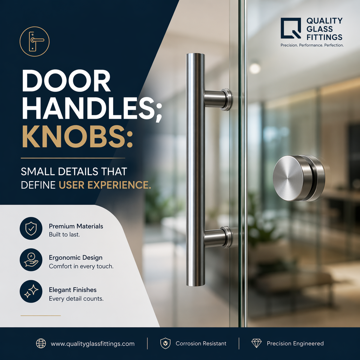 Door Handles; Knobs: Small Details That Define User Experience