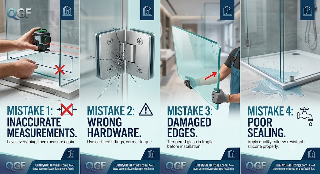 5 Common Mistakes When Installing Frameless Glass Systems