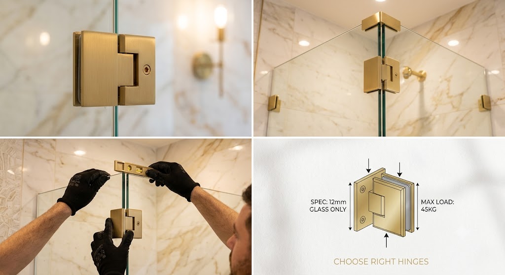 How to Choose the Right Shower Hinges for Heavy Glass Panels