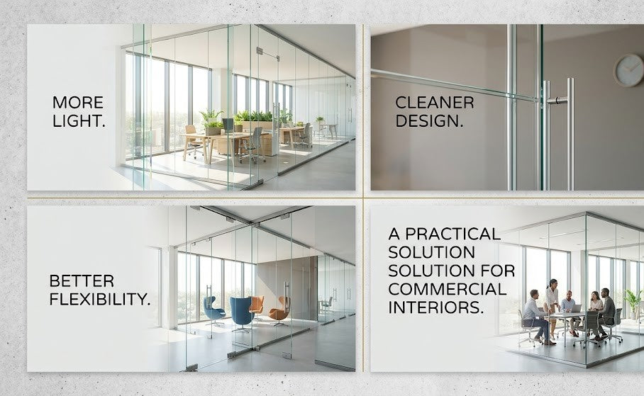Why Frameless Office Partitions Are Becoming Standard in Modern Workspaces