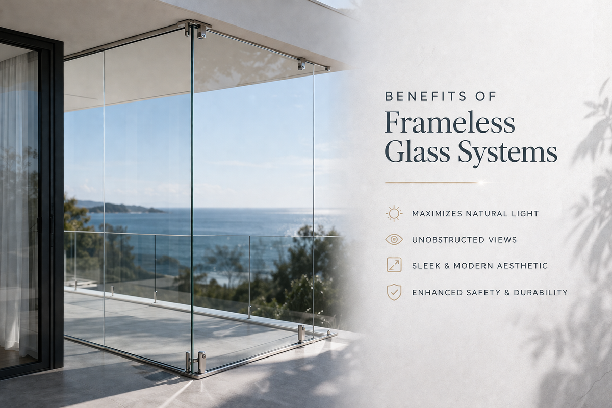 Benefits of Frameless Glass Systems