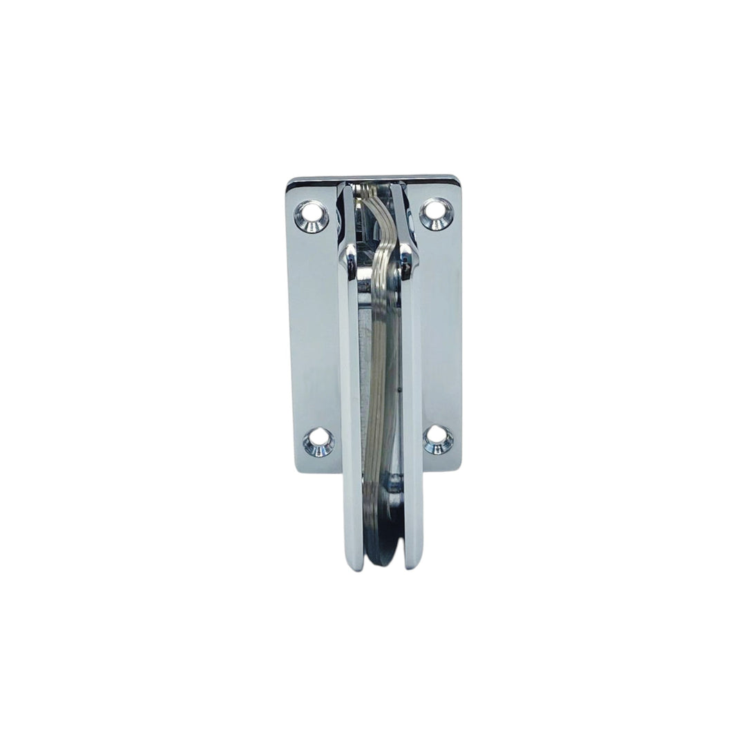 Adjustable Full Plate Wall To Glass 90° Hinge with NO Cover