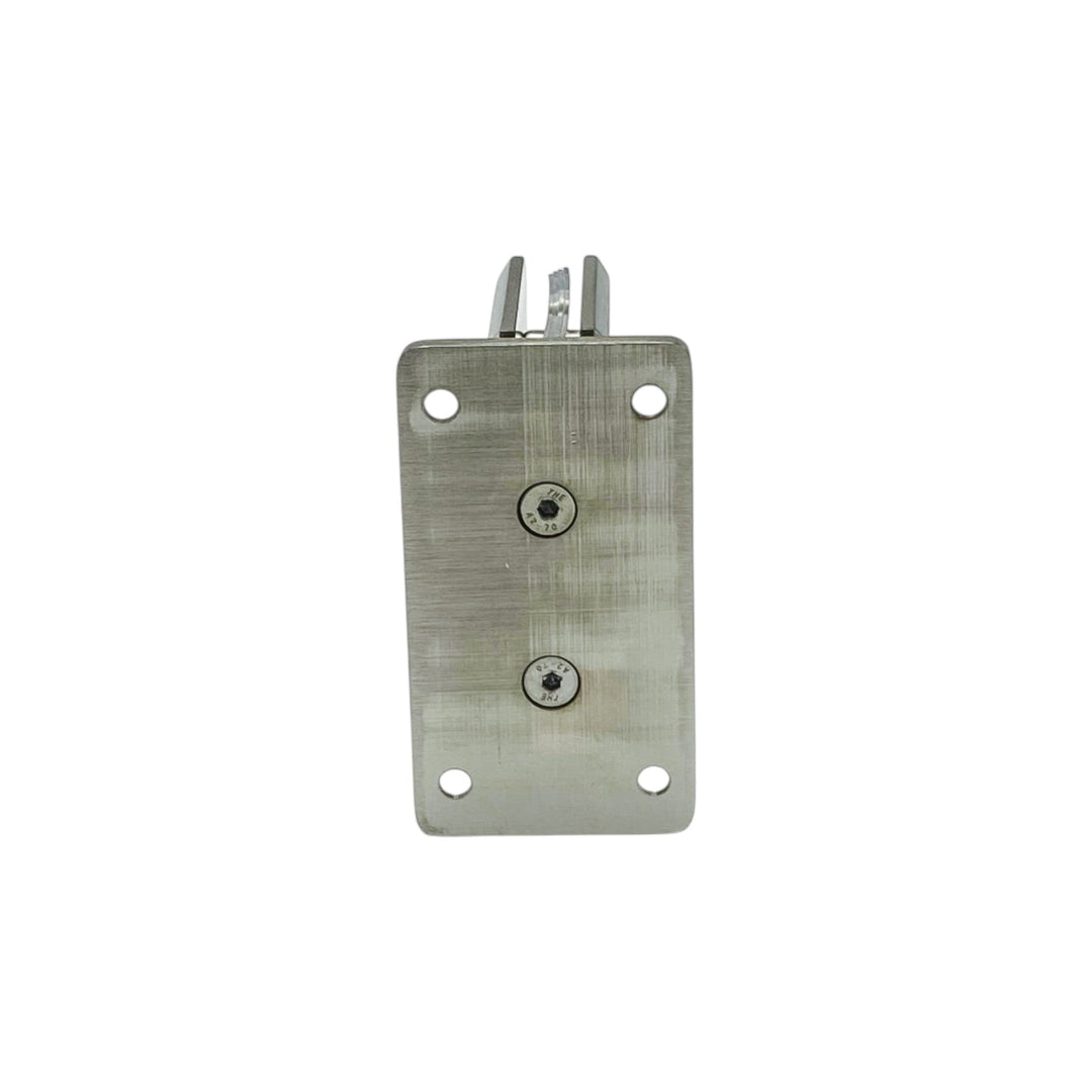 Adjustable Full Plate Wall To Glass 90° Hinge with NO Cover