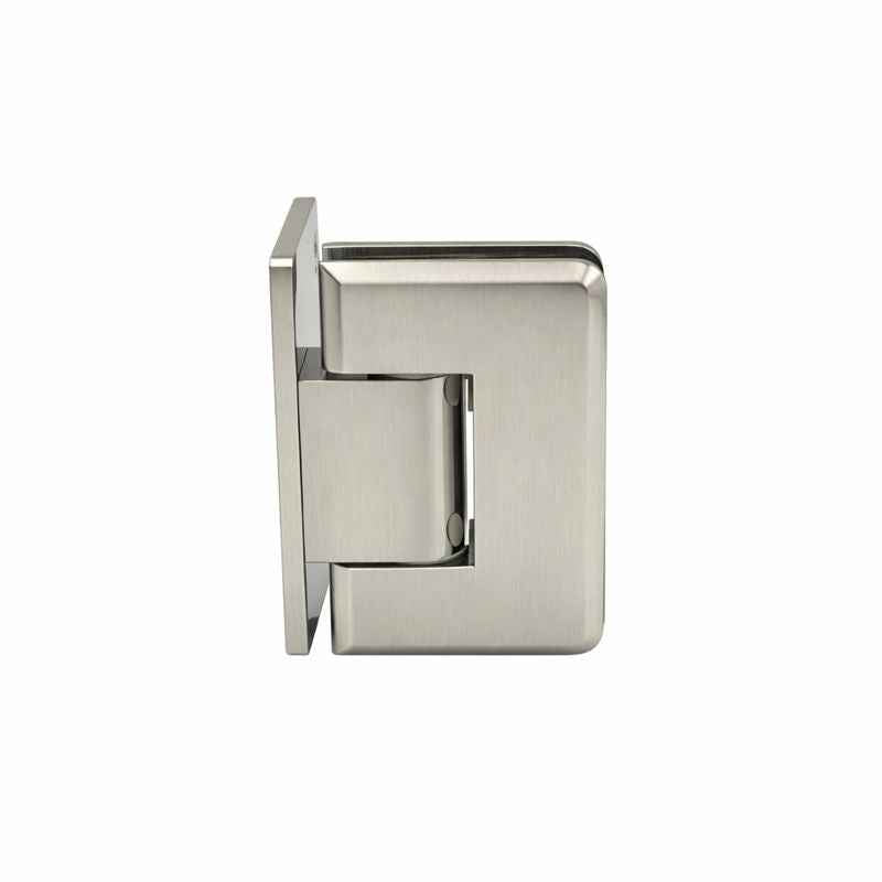 Adjustable Offset Plate Wall To Glass 90° Hinge with NO Cover