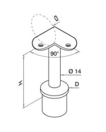 Load image into Gallery viewer, Handrail Saddle Tube Support
