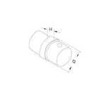 Load image into Gallery viewer, Tube Connector 180°
