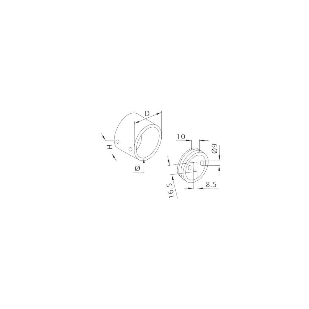 Wall flange