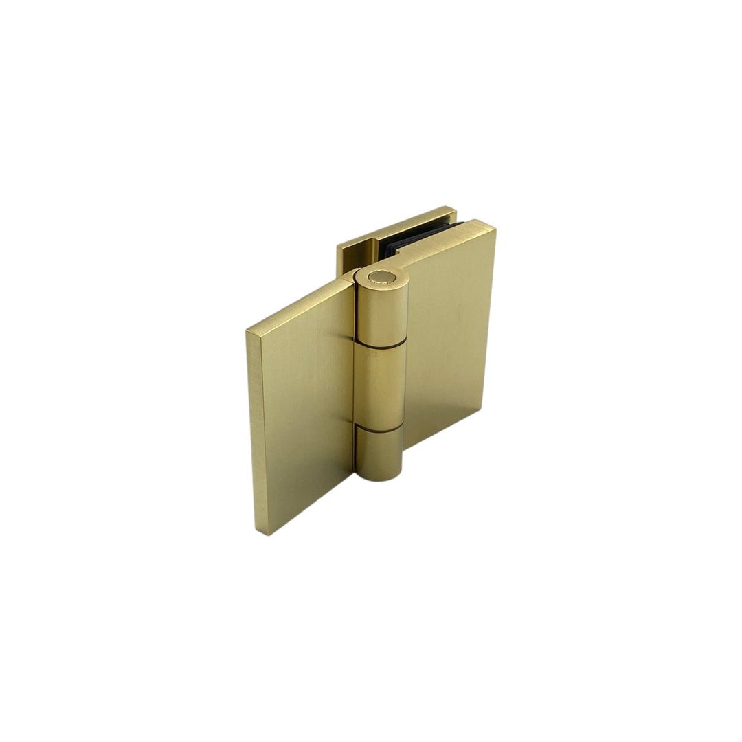 Offset Plate Wall To Glass 90° with Cover