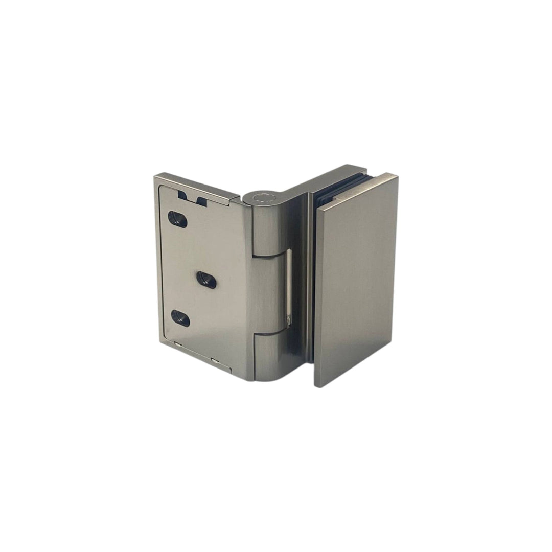Offset Plate Wall To Glass 90° with Cover