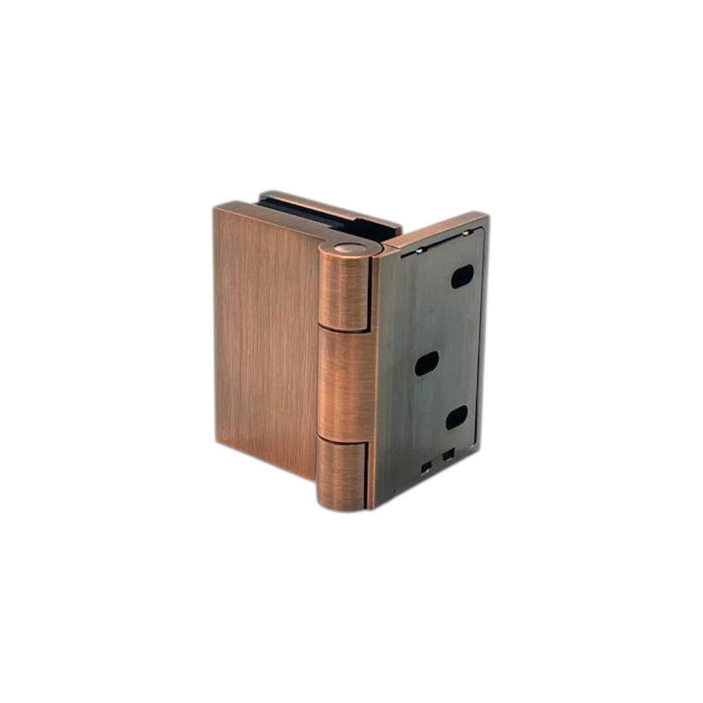 Bi-Fold Hinge Offset Plate Wall To Glass 90° with Cover