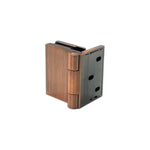 Load image into Gallery viewer, Bi-Fold Hinge Offset Plate Wall To Glass 90° with Cover
