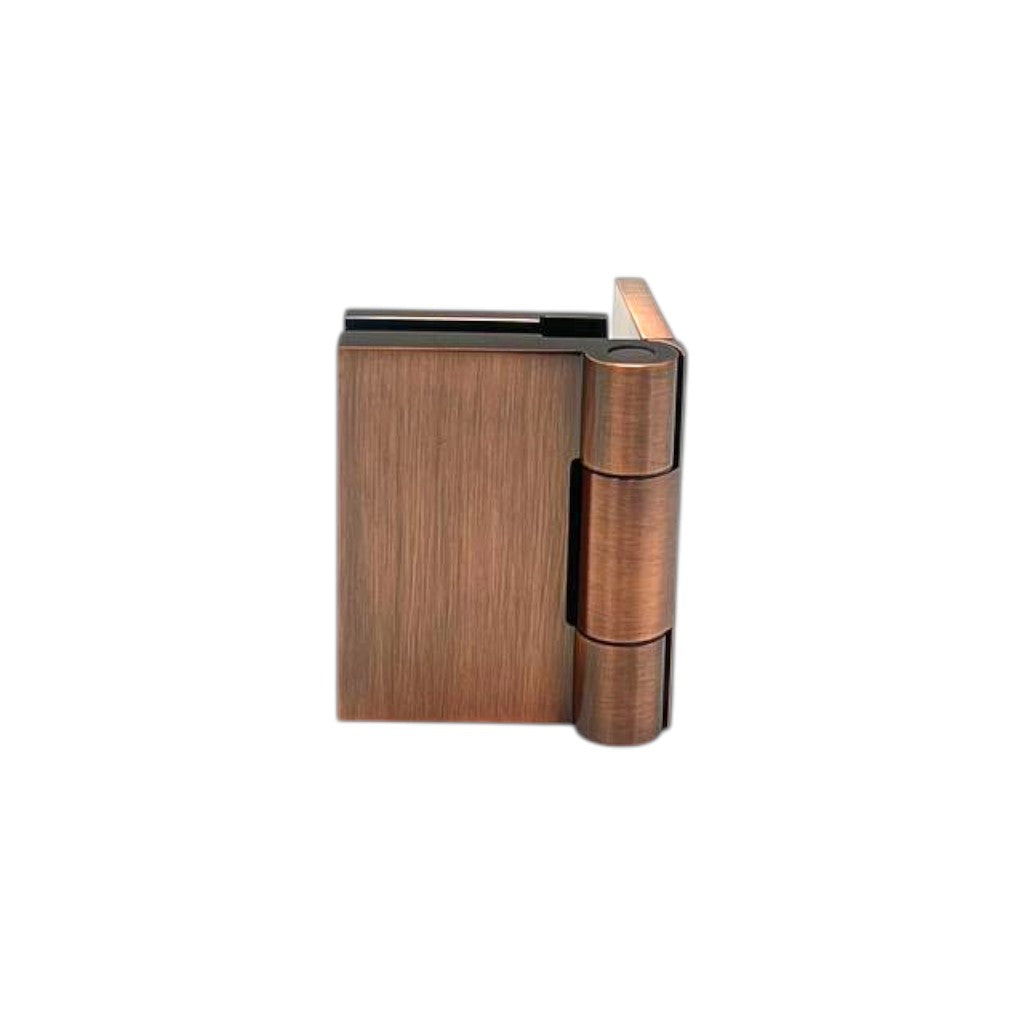 Bi-Fold Hinge Offset Plate Wall To Glass 90° with Cover