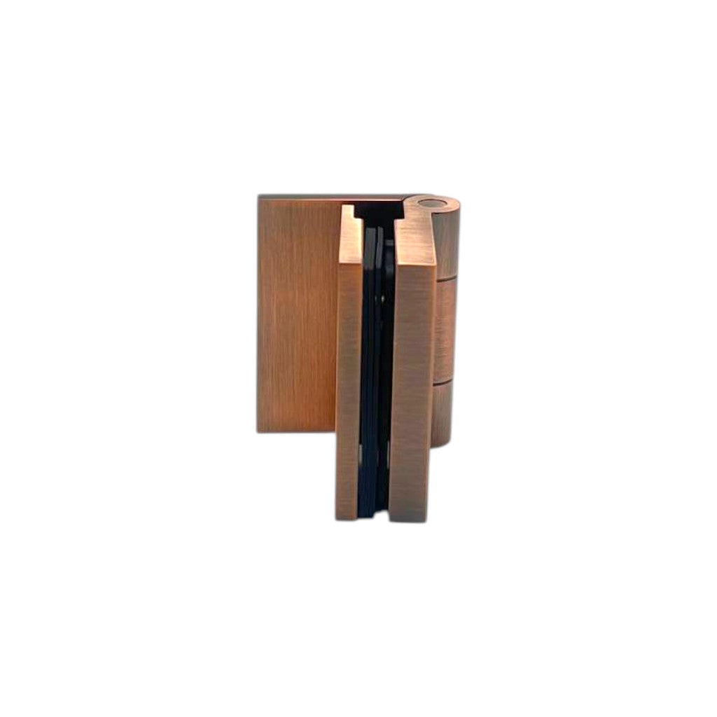 Bi-Fold Hinge Offset Plate Wall To Glass 90° with Cover