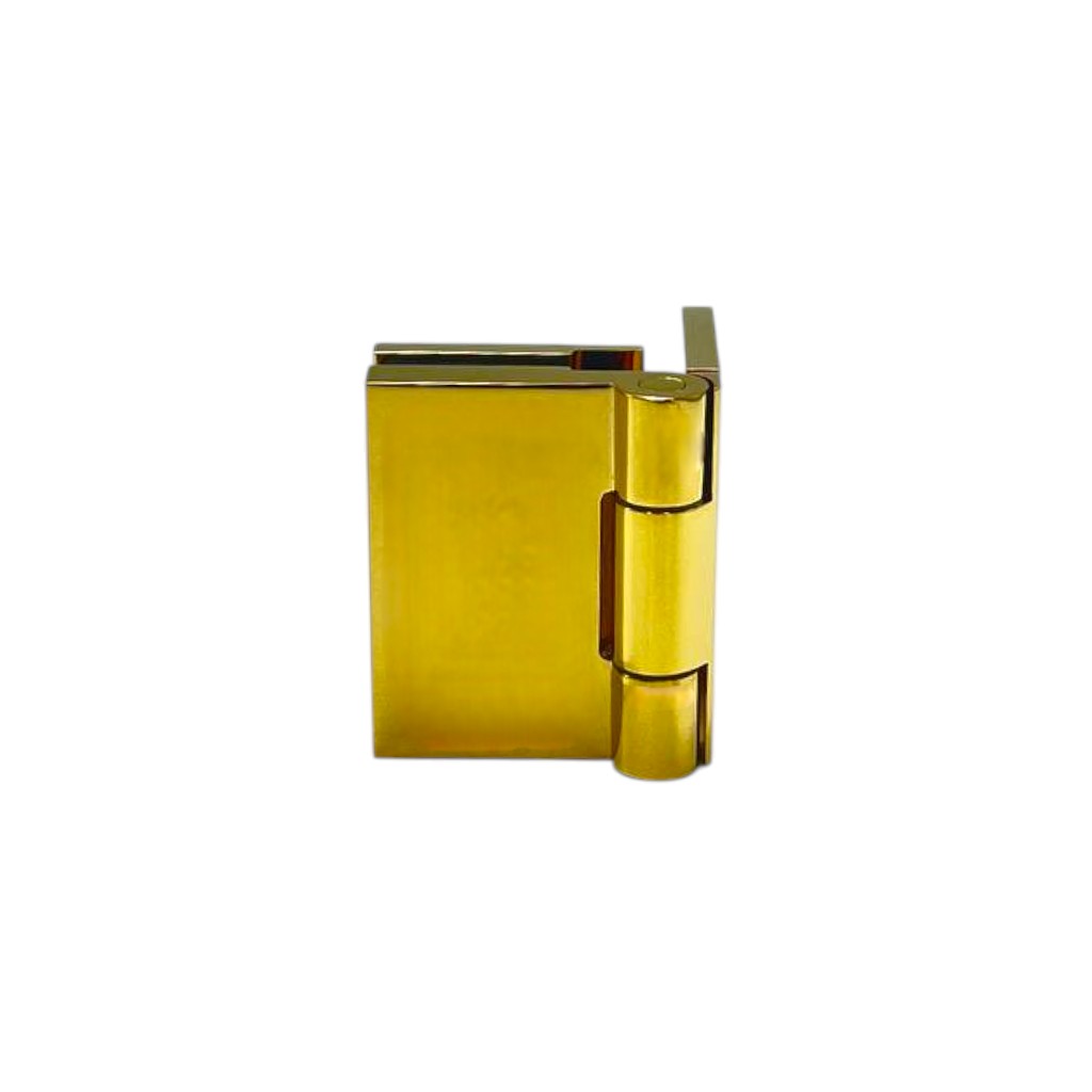 Bi-Fold Hinge Offset Plate Wall To Glass 90° with Cover