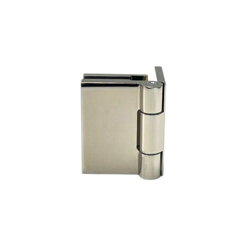 Bi-Fold Hinge Offset Plate Wall To Glass 90° with Cover