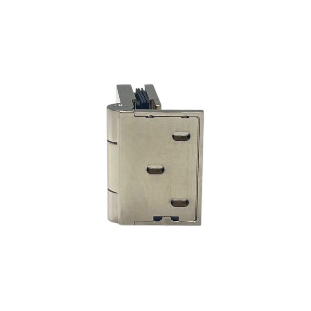 Bi-Fold Hinge Offset Plate Wall To Glass 90° with Cover