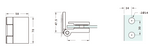 Load image into Gallery viewer, Bi-Fold Hinge Offset Plate Wall To Glass 90° with Cover
