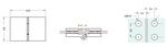 Load image into Gallery viewer, BFH-072S-MBL - Quality Glass Fittings LTD
