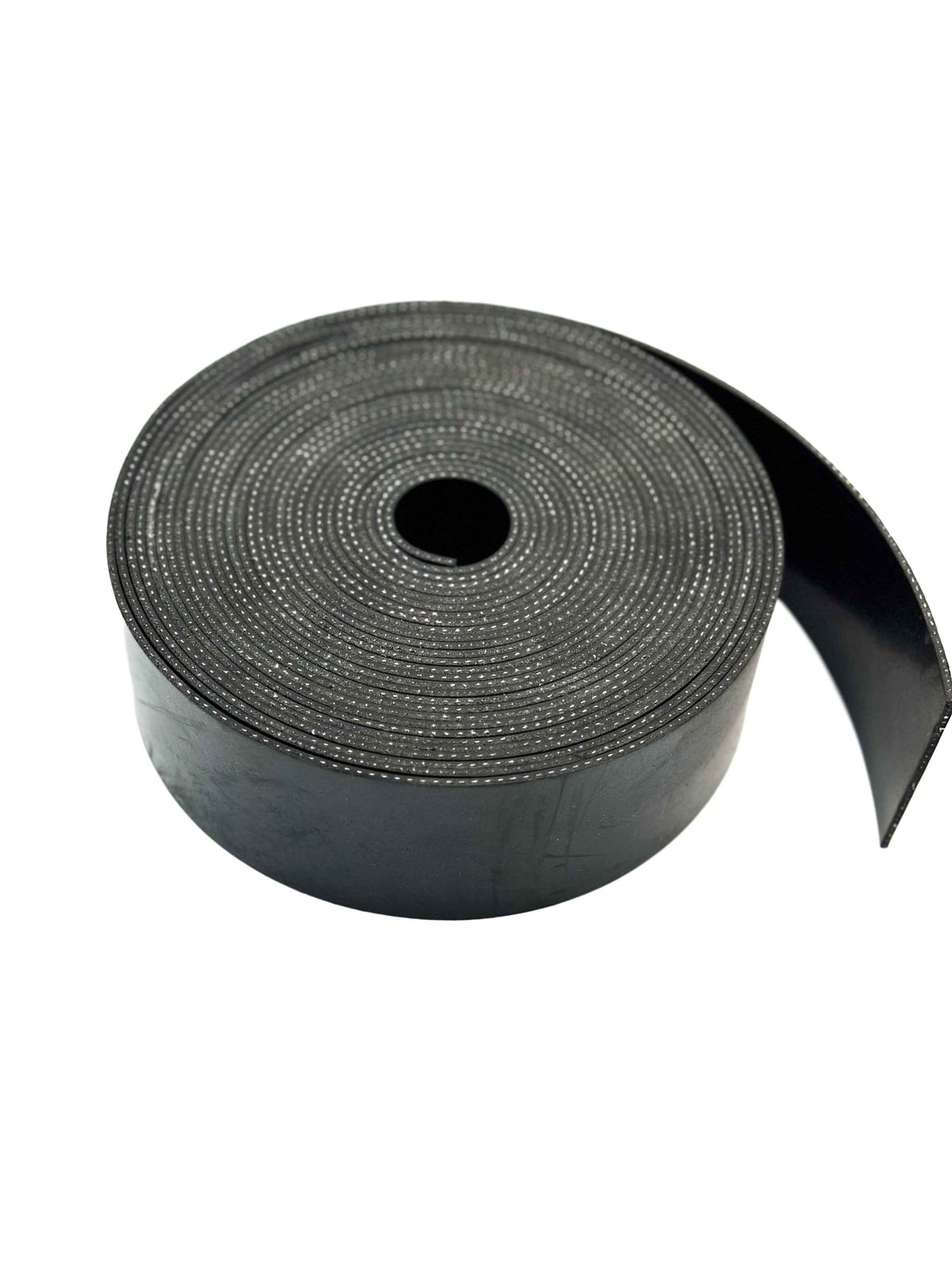 Black solid rubber strip