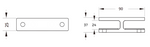 Load image into Gallery viewer, Glass Support Connector 180°
