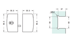 Load image into Gallery viewer, Door Lock for Glass To Glass with Indicator

