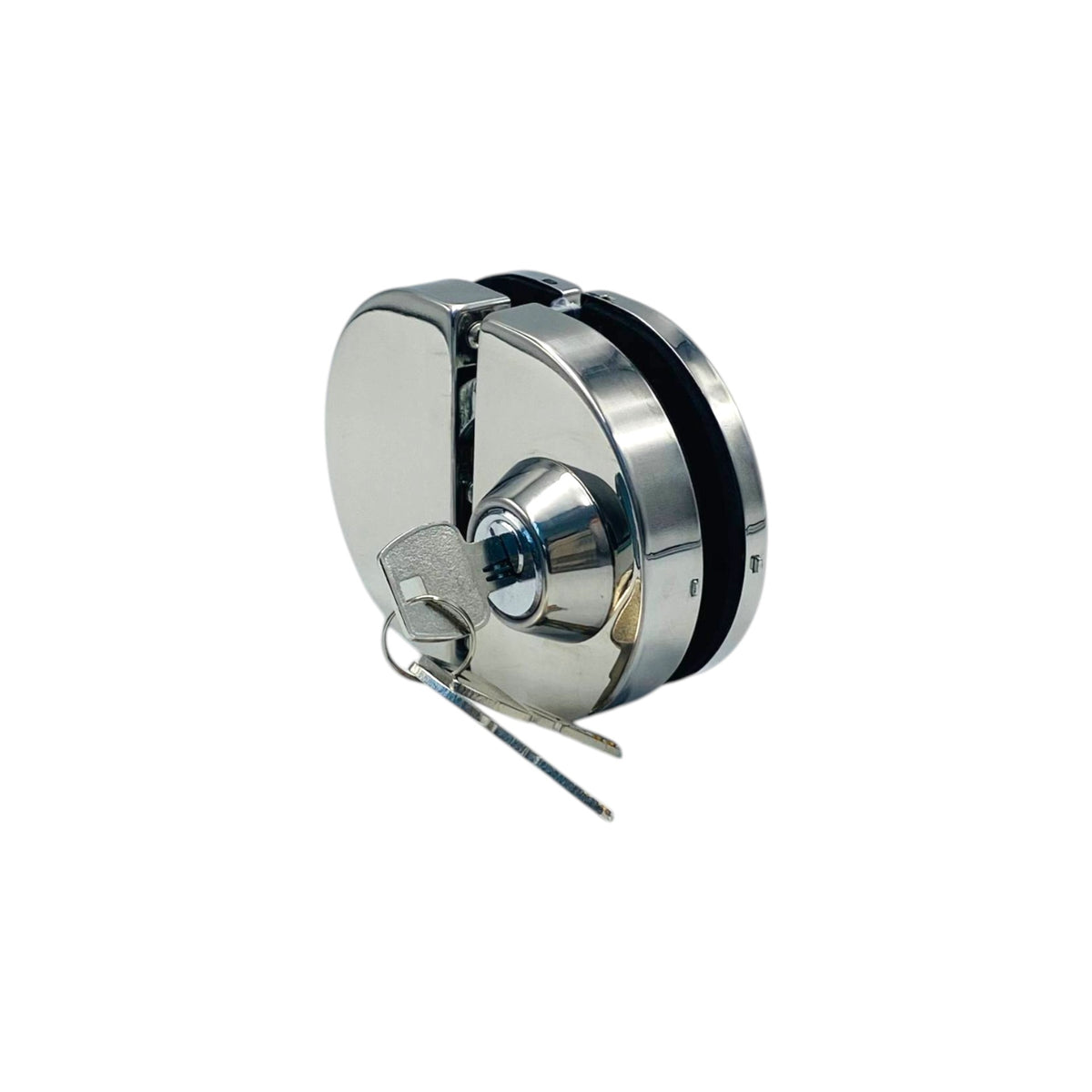 Door lock for glass to glass