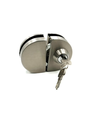 Glass to Glass Door Lock With Keys - GL-506-SNP