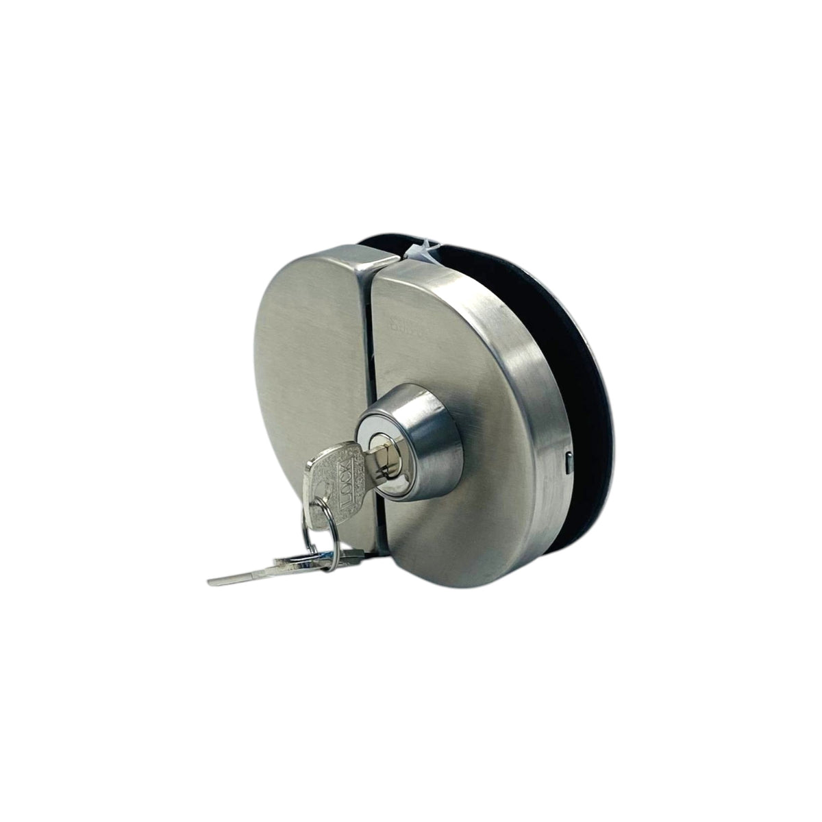 Door lock for glass to glass