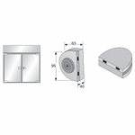 Load image into Gallery viewer, Door Lock for Glass To Glass
