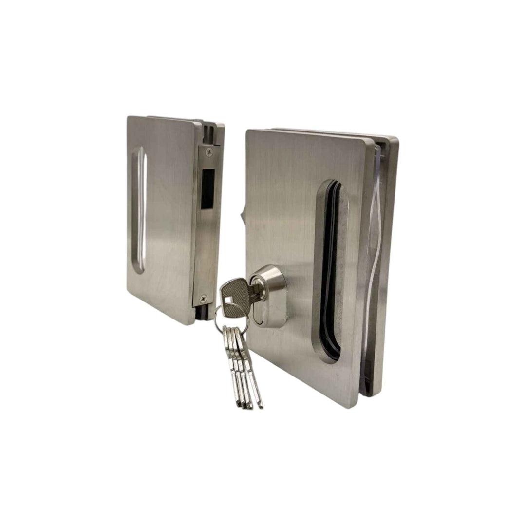 Door Lock for Glass To Glass Sliding System