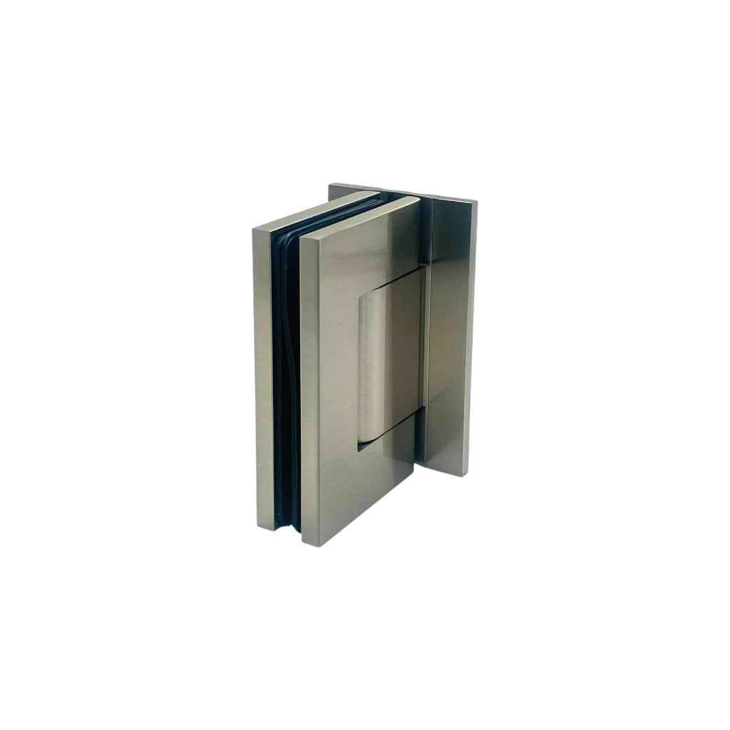Hydraulic hinge full plate wall to glass hinge 90° 
