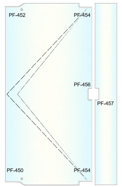 Glass Door Centre Lock Patch Fitting