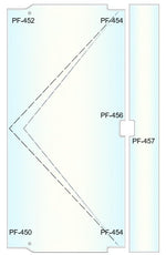 Load image into Gallery viewer, Glass Door Centre Lock Patch Fitting
