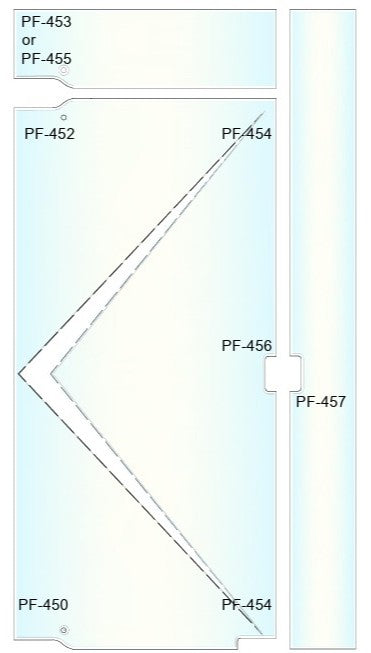 Glass Door Centre Lock Patch Fitting