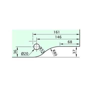 Door Patch - Upper Corner - PF-452-MBL