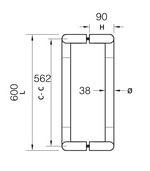 Load image into Gallery viewer, D-Shape Pull Handle
